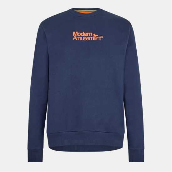 Мъжки горнища на анцуг Modern Amusement Muscle Swtr Sn99 Navy Modern Amusement Muscle Swtr Sn99 Navy Мъжки горнища на анцуг