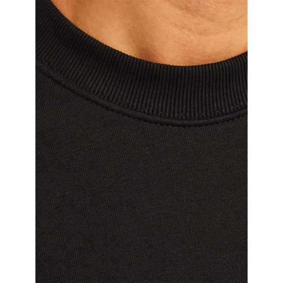 Jack And Jones Urban Edge 400 Gsm Crew Sweat Mens Black 