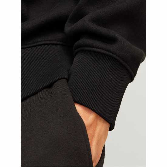 Jack And Jones Urban Edge 400 Gsm Crew Sweat Mens Black 