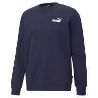 Puma Мъжка Риза Essential Small Logo Sweatshirt Mens Peacoat Мъжко облекло за едри хора