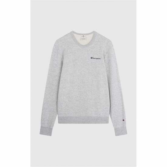 Champion Icons Fleece Crewneck Sweatshirt Сиво 