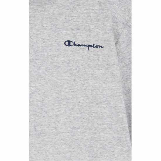 Champion Icons Fleece Crewneck Sweatshirt Сиво 