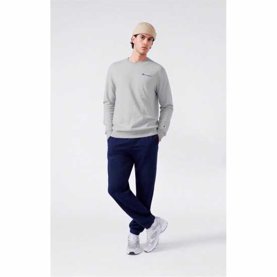 Champion Icons Fleece Crewneck Sweatshirt Сиво 