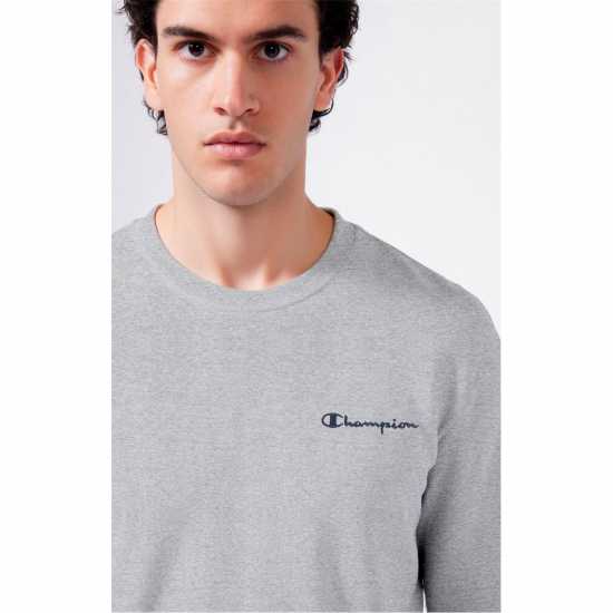 Champion Icons Fleece Crewneck Sweatshirt Сиво 