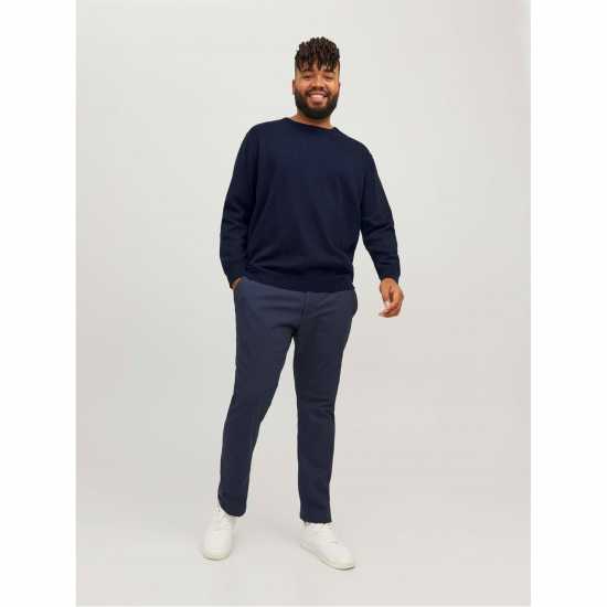 Мъжки Пуловер Обло Деколте Crew Sweater Mens Plus Size  