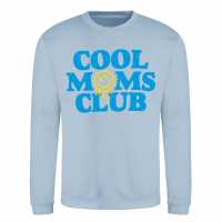 Awd Mothers Day Adult Printed Sweatshirt Cool Moms Club 