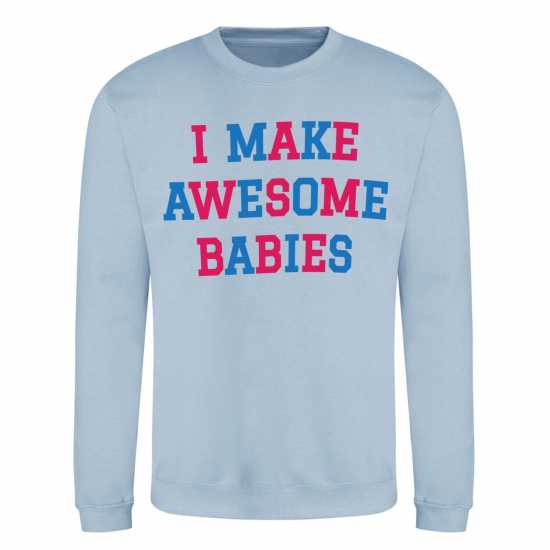Awd Mothers Day Adult Printed Sweatshirt Awe Babies 