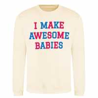 Awd Mothers Day Adult Printed Sweatshirt Awe Babies 