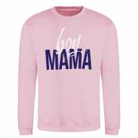Awd Mothers Day Adult Printed Sweatshirt Boy Mama 