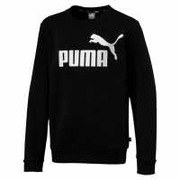 Sale Puma No1 Crew Sweater Child Boys Cotton Black Детски горнища и пуловери