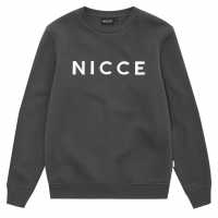 Nicce Crew Sweatshirt Grey Мъжко облекло за едри хора