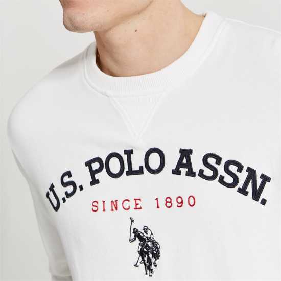 Us Polo Assn Applique Crew Sweatshirt  - Мъжки полар