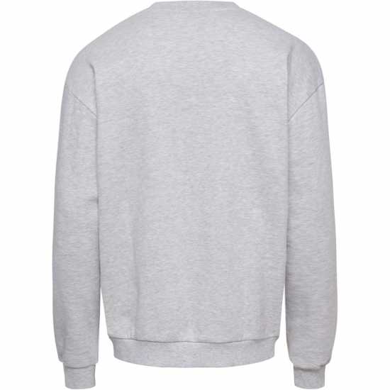 Hummel Мъжки Пуловер Lp Boxy Sweater Mens Grey Мъжко облекло за едри хора