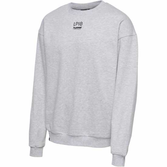Hummel Мъжки Пуловер Lp Boxy Sweater Mens Grey Мъжко облекло за едри хора