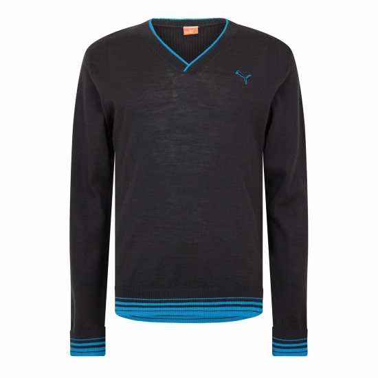 Puma Пуловер С V-Образно Деколте Golf V Neck Sweater Mens  