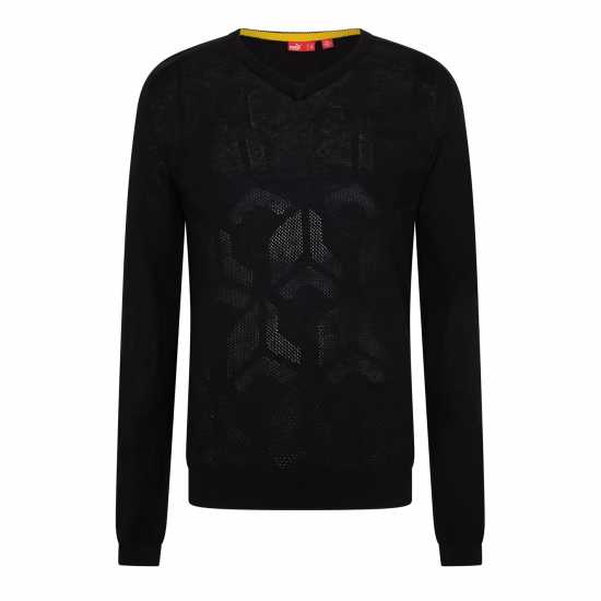Puma Kinitted Graphic Jumper Mens Puma Kinitted Graphic Jumper Mens