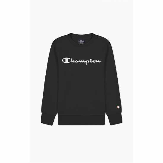 Champion Leg A/c Sweater Jn24 Black Детски горнища и пуловери