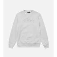 Мъжки Пуловер Nicce Mercury Sweater Mens Stone Grey Мъжко облекло за едри хора