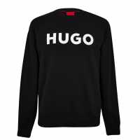 Hugo Dem Crew Swt Sn00 Black Мъжко облекло за едри хора