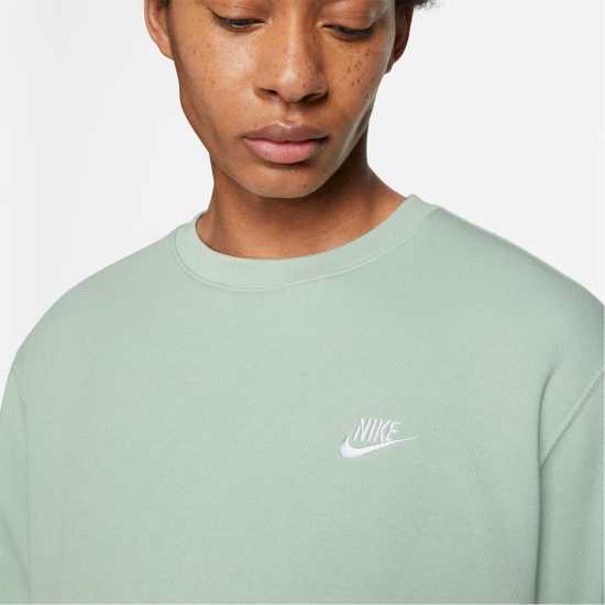 Nike Мъжки Пуловер Обло Деколте Club Crew Sweater Mens  - Мъжки горнища на анцуг