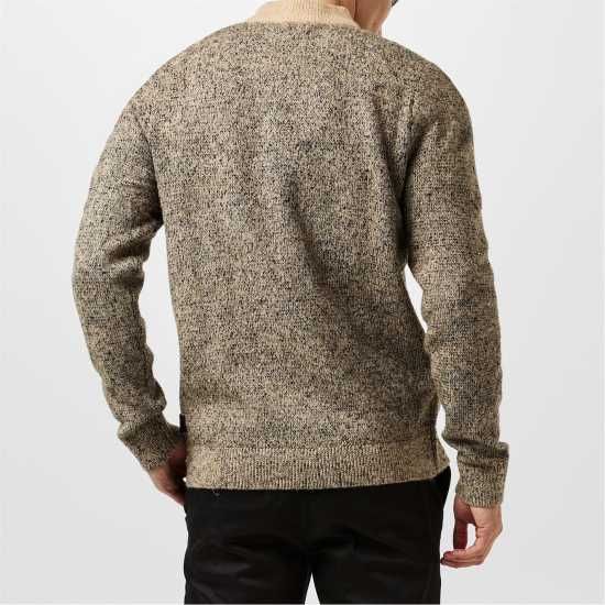 Плетен Пуловер Jack And Jones Space Crew Neck Knitted Jumper Mens Пейот Мъжки пуловери и жилетки