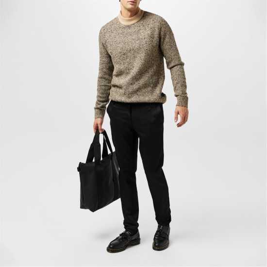 Плетен Пуловер Jack And Jones Space Crew Neck Knitted Jumper Mens Пейот Мъжки пуловери и жилетки