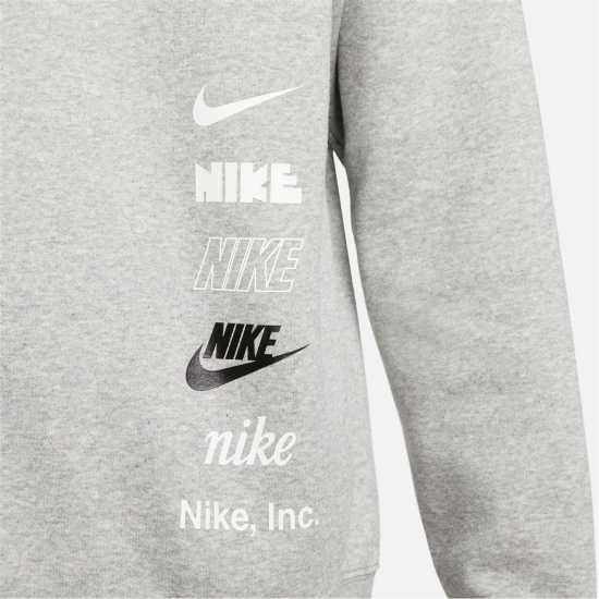 Nike Club Fleece+ Men's Brushed-Back Crew  Мъжко облекло за едри хора