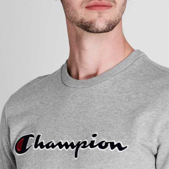 Champion Logo Sweatshirt Grey EM031 Мъжки полар