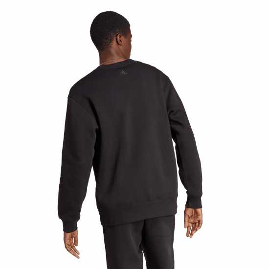 Adidas All Szn Sweatshirt Black Мъжко облекло за едри хора