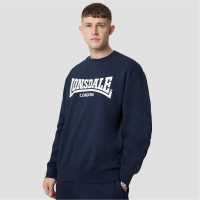 Lonsdale Essentials Crewneck Sweatshirt Navy Мъжки полар