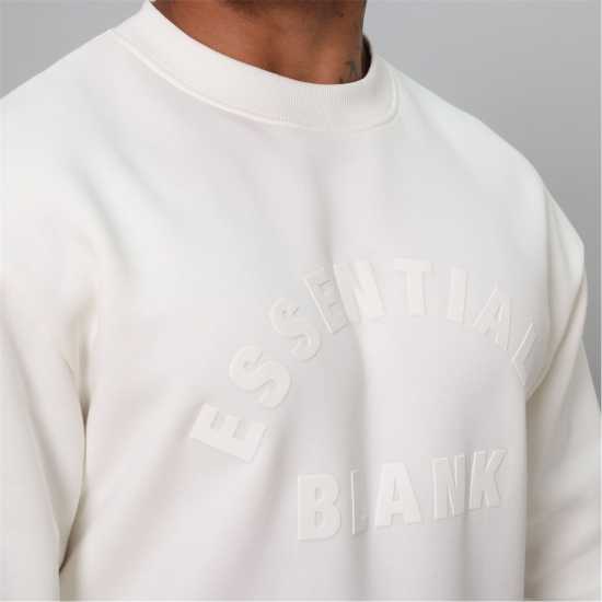 Blank Essentials Essentials Arch Sweatshirt Off -White Мъжки горнища на анцуг