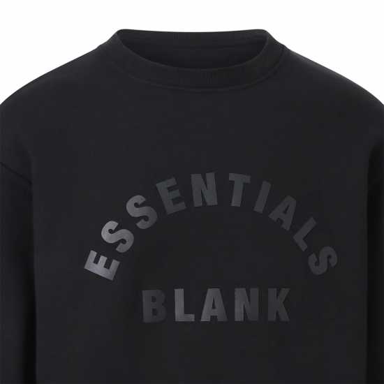 Мъжки горнища на анцуг Blank Essentials Essentials Arch Sweatshirt Black Blank Essentials Essentials Arch Sweatshirt Black Мъжки горнища на анцуг