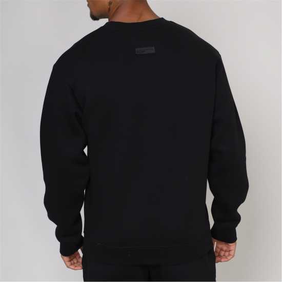 Мъжки горнища на анцуг Blank Essentials Essentials Arch Sweatshirt Black Blank Essentials Essentials Arch Sweatshirt Black Мъжки горнища на анцуг