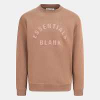 Blank Essentials Essentials Arch Sweatshirt Mocha Мъжки горнища на анцуг