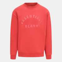 Blank Essentials Essentials Arch Sweatshirt Spice Red Мъжки горнища на анцуг