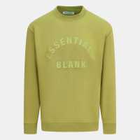 Blank Essentials Essentials Arch Sweatshirt Olive Khaki Мъжки горнища на анцуг