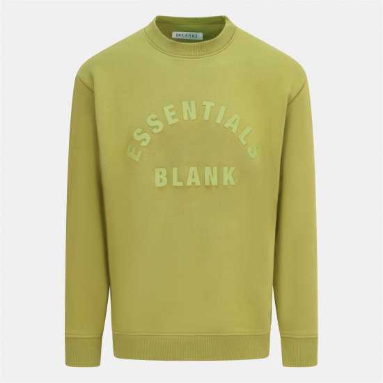 Blank Essentials Essentials Arch Sweatshirt Olive Khaki Мъжки горнища на анцуг