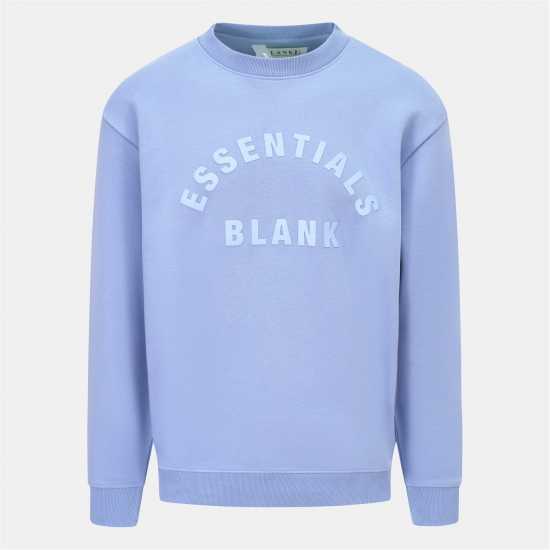 Мъжки горнища на анцуг Blank Essentials Essentials Arch Sweatshirt Fairview Blue Blank Essentials Essentials Arch Sweatshirt Fairview Blue Мъжки горнища на анцуг