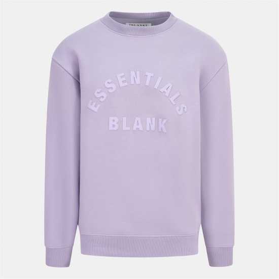 Blank Essentials Essentials Arch Sweatshirt violet Мъжки горнища на анцуг