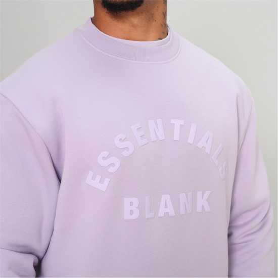 Blank Essentials Essentials Arch Sweatshirt violet Мъжки горнища на анцуг