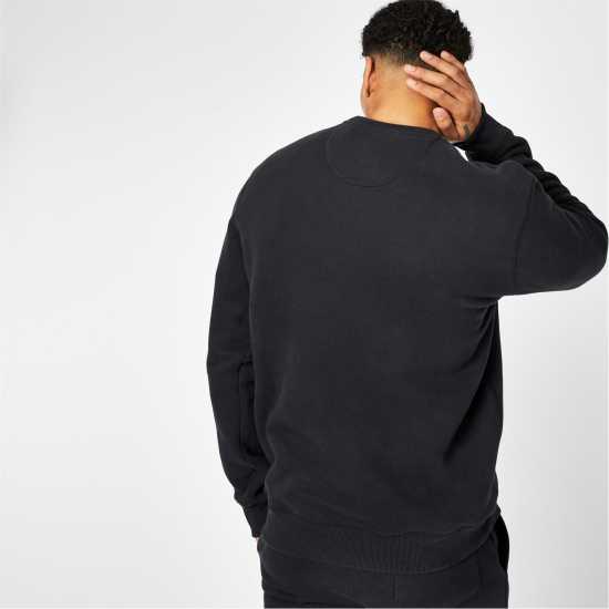 Мъжка Риза Jack Wills Belvue Logo Sweatshirt Mens Черно Мъжки горнища на анцуг