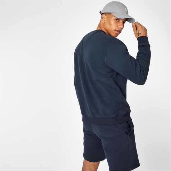 Мъжка Риза Jack Wills Belvue Logo Sweatshirt Mens Морска синьо Мъжки горнища на анцуг