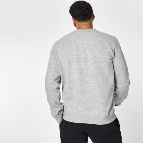 Мъжка Риза Jack Wills Belvue Logo Sweatshirt Mens Сив марл Мъжки горнища на анцуг