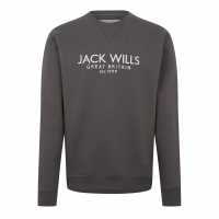 Мъжка Риза Jack Wills Belvue Logo Sweatshirt Mens Сланина Мъжки горнища на анцуг