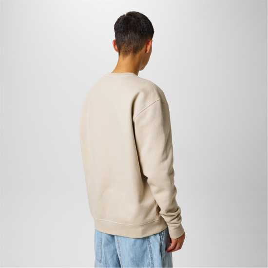 Мъжка Риза Jack Wills Belvue Logo Sweatshirt Mens Камък Мъжки горнища на анцуг