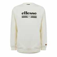 Ellesse Priverno Sweatshirt Off White Мъжко облекло за едри хора