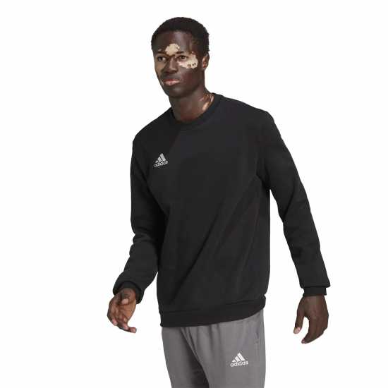 Мъжки горнища на анцуг Adidas Ent22 Sweatshirt Черно Adidas Ent22 Sweatshirt Черно Мъжки горнища на анцуг