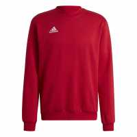 Adidas Ent22 Sweatshirt Juniors Red Мъжко облекло за едри хора