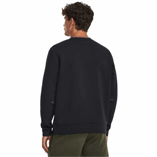 Under Armour Мъжка Блуза Полар Unstoppable Fleece Sweatshirt Mens Black Under Armour Мъжка Блуза Полар Unstoppable Fleece Sweatshirt Mens Black