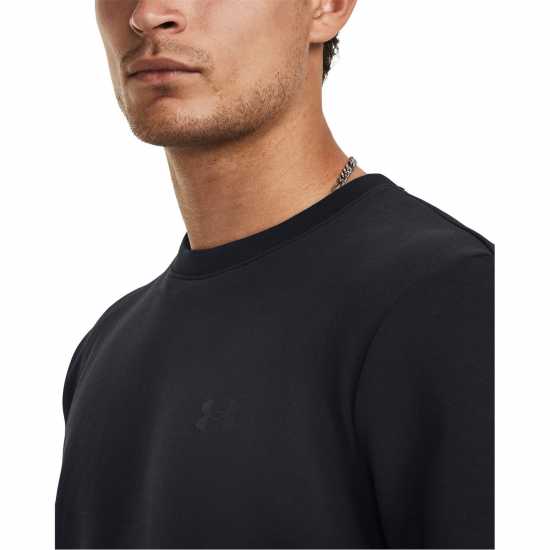 Under Armour Мъжка Блуза Полар Unstoppable Fleece Sweatshirt Mens Black Under Armour Мъжка Блуза Полар Unstoppable Fleece Sweatshirt Mens Black